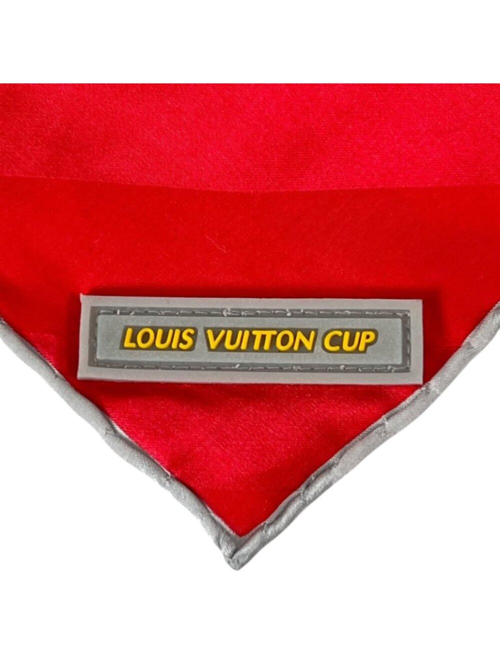 Louis Vuitton LV Cup Silk Red Scarf - Picture 5 of 7
